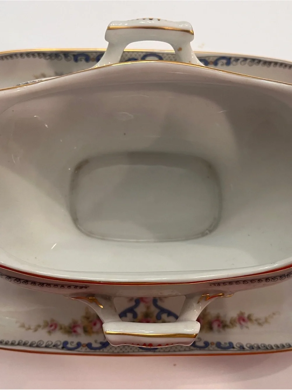 Paul Mueller The Minto Pattern Gravy Boat Antique Produced 1917-1929